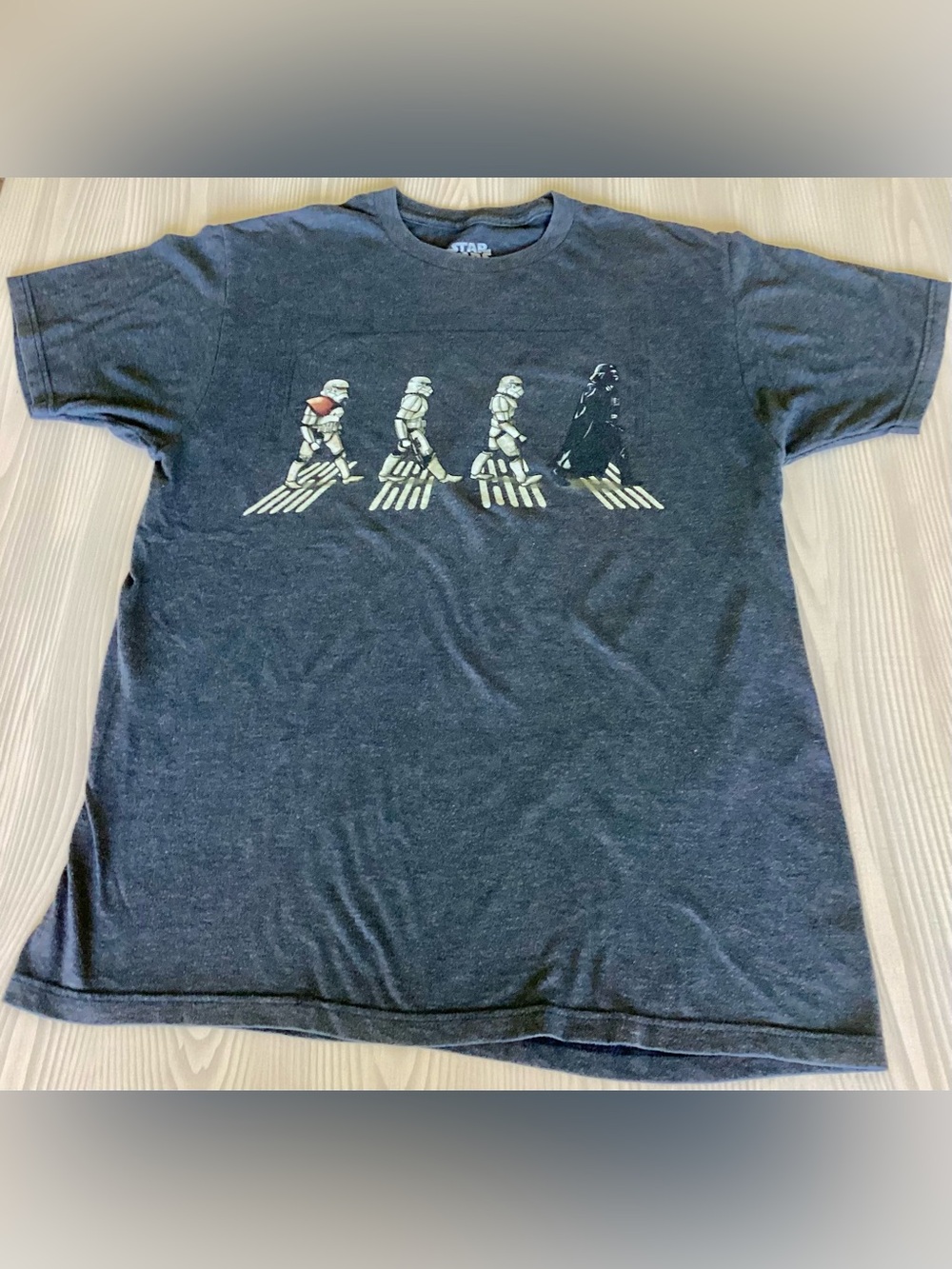WeLoveFine Star Wars Abbey Road Parody Tee M